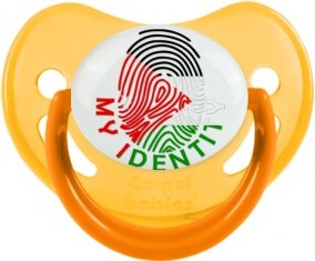 Empreinte My Identity Jordan Tétine Physiologique Jaune phosphorescente