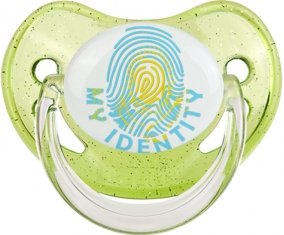 Empreinte My Identity Kazakhstan Sucete Physiologique Vert à paillette