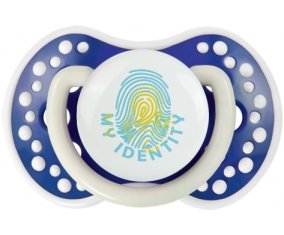 Empreinte My Identity Kazakhstan Tétine LOVI Dynamic Bleu-marine phosphorescente