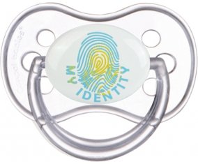 Empreinte My Identity Kazakhstan Sucette Anatomique Transparente classique