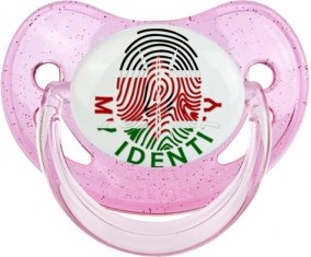 Empreinte My Identity Kenya Sucette Physiologique Rose à paillette