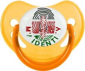 Empreinte My Identity Kenya Sucette Physiologique Jaune phosphorescente