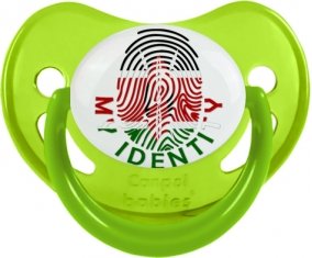 Empreinte My Identity Kenya Sucette Physiologique Vert phosphorescente