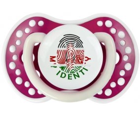 Empreinte My Identity Kenya Sucette LOVI Dynamic Fuchsia phosphorescente