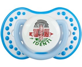 Empreinte My Identity Kenya Sucette LOVI Dynamic Blanc-bleu phosphorescente