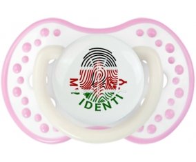 Empreinte My Identity Kenya Sucette LOVI Dynamic Blanc-rose phosphorescente