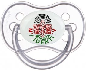Empreinte My Identity Kenya Tétine Anatomique Transparente classique