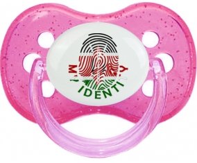Empreinte My Identity Kenya Sucette Cerise Rose à paillette