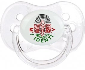 Empreinte My Identity Kenya Sucette Cerise Transparent classique