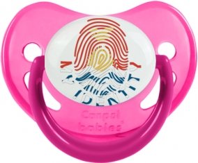 Empreinte My Identity Kiribati Sucette Physiologique Rose phosphorescente