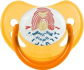 Empreinte My Identity Kiribati Sucette Physiologique Jaune phosphorescente