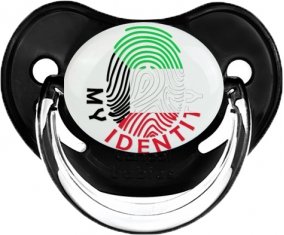 Empreinte My Identity Koweit Tétine Physiologique Noir classique