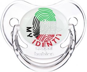 Empreinte My Identity Koweit Tétine Physiologique Transparent classique