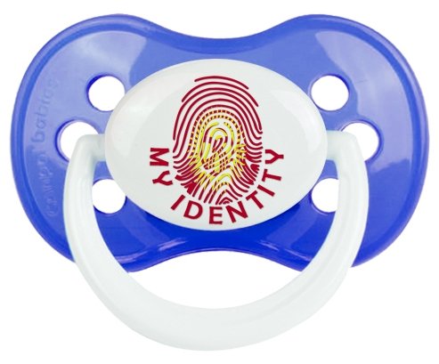 Empreinte My Identity Kirghizistan Sucette Anatomique Bleu classique