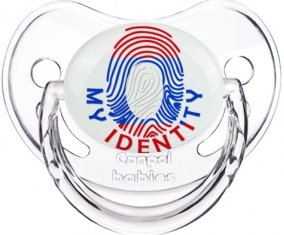 Empreinte My Identity Laos Sucette Physiologique Transparent classique