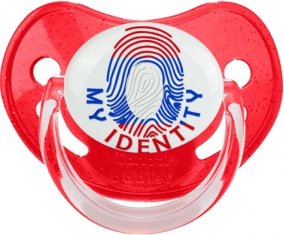 Empreinte My Identity Laos Sucette Physiologique Rouge à paillette