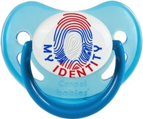 Empreinte My Identity Laos Sucette Physiologique Bleue phosphorescente