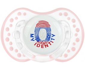 Empreinte My Identity Laos Sucette LOVI Dynamic Retro-blanc-rose-tendre classique