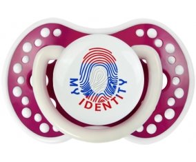 Empreinte My Identity Laos Sucette LOVI Dynamic Fuchsia phosphorescente
