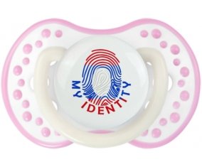 Empreinte My Identity Laos Sucette LOVI Dynamic Blanc-rose phosphorescente