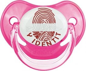 Empreinte My Identity Lettonie Sucette Physiologique Rose classique