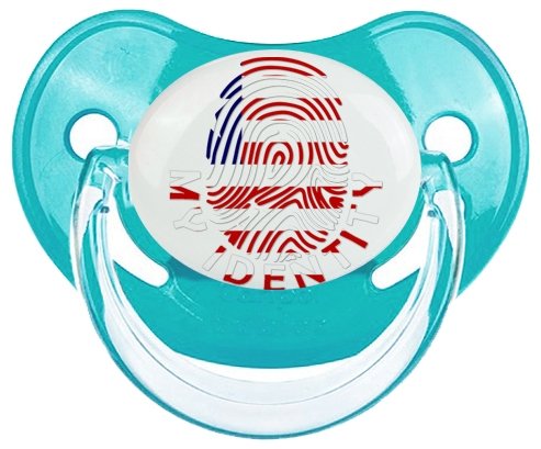 Empreinte My Identity Libéria Sucette Physiologique Bleue classique