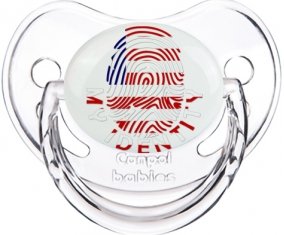 Empreinte My Identity Libéria Sucette Physiologique Transparent classique