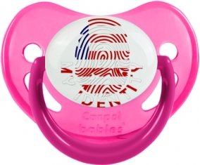 Empreinte My Identity Libéria Sucette Physiologique Rose phosphorescente