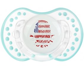 Empreinte My Identity Libéria Sucette LOVI Dynamic Retro-blanc-lagon classique