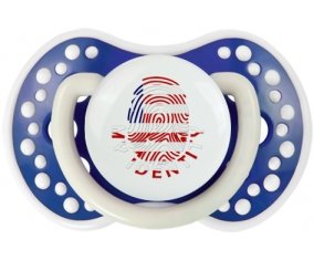 Empreinte My Identity Libéria Sucette LOVI Dynamic Bleu-marine phosphorescente