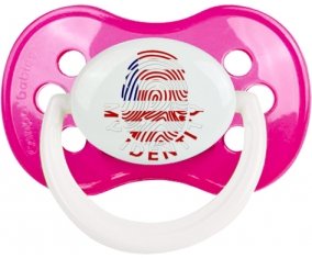 Empreinte My Identity Libéria Tétine Anatomique Rose foncé classique