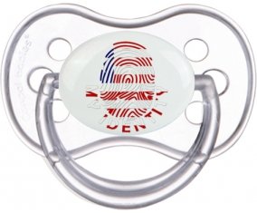 Empreinte My Identity Libéria Tétine Anatomique Transparente classique