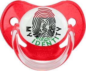 Empreinte My Identity Libye Sucette Physiologique Rouge à paillette