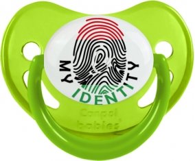 Empreinte My Identity Libye Sucette Physiologique Vert phosphorescente