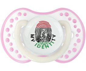 Empreinte My Identity Libye Sucette LOVI Dynamic Blanc-rose phosphorescente