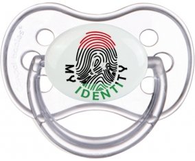 Empreinte My Identity Libye Sucette Anatomique Transparente classique