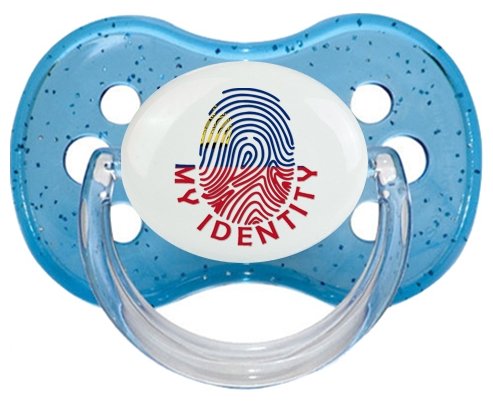 Empreinte My Identity Liechtenstein Sucete Cerise Bleu à paillette