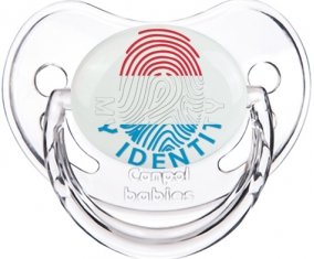 Empreinte My Identity Luxembourg Sucette Physiologique Transparent classique