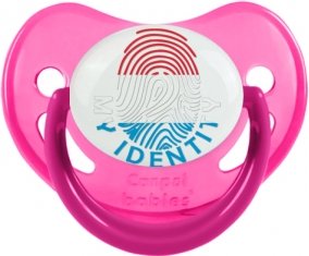 Empreinte My Identity Luxembourg Sucette Physiologique Rose phosphorescente