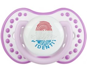 Empreinte My Identity Luxembourg Sucette LOVI Dynamic Blanc-mauve classique