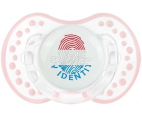 Empreinte My Identity Luxembourg Sucette LOVI Dynamic Retro-blanc-rose-tendre classique