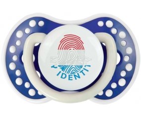 Empreinte My Identity Luxembourg Sucette LOVI Dynamic Bleu-marine phosphorescente