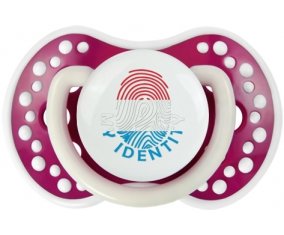 Empreinte My Identity Luxembourg Sucette LOVI Dynamic Fuchsia phosphorescente