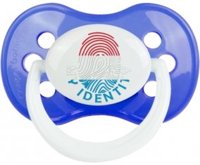Empreinte My Identity Luxembourg Tétine Anatomique Bleu classique