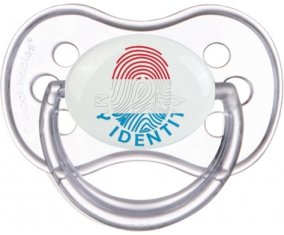 Empreinte My Identity Luxembourg Tétine Anatomique Transparente classique