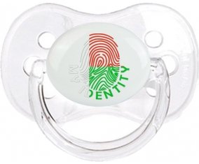 Empreinte My Identity Madagascar Tétine Cerise Transparent classique