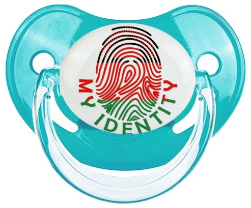 Empreinte My Identity Malawi Tétine Physiologique Bleue classique