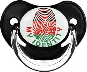 Empreinte My Identity Malawi Tétine Physiologique Noir classique