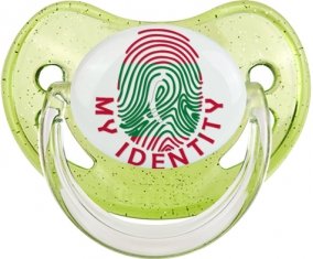 Empreinte My Identity Maldives Sucette Physiologique Vert à paillette