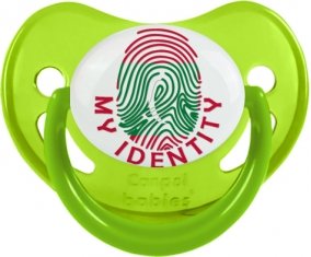 Empreinte My Identity Maldives Sucette Physiologique Vert phosphorescente